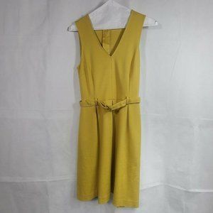Banana Republic Amber Glow Belted Dress Women's Petite Size 00P